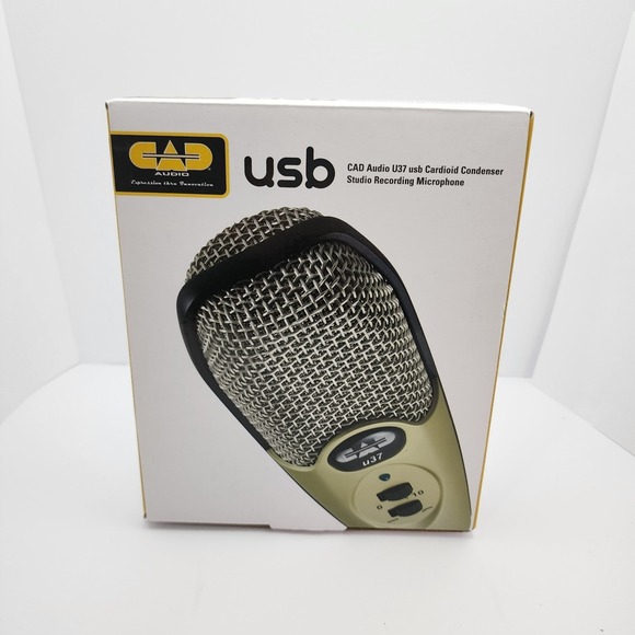 Cadillac Other - CAD U37 USB Condenser Microphone Champagne Studio Recording Mic w/ Stand
